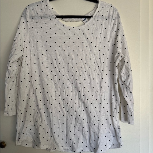Old Navy Polka Dot Shirt Women’s XL - Picture 1 of 5